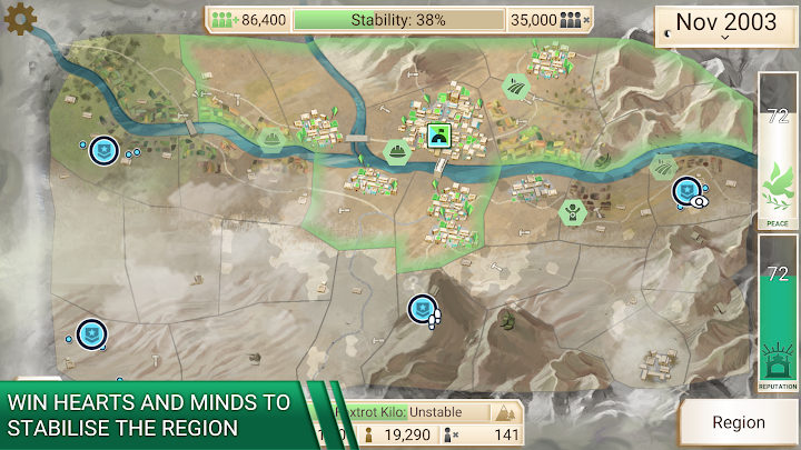 Rebel Inc. screenshot