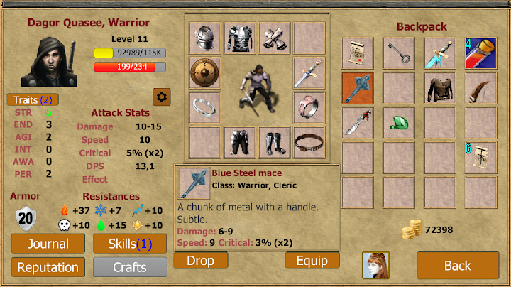 Exiled Kingdoms RPG screenshot