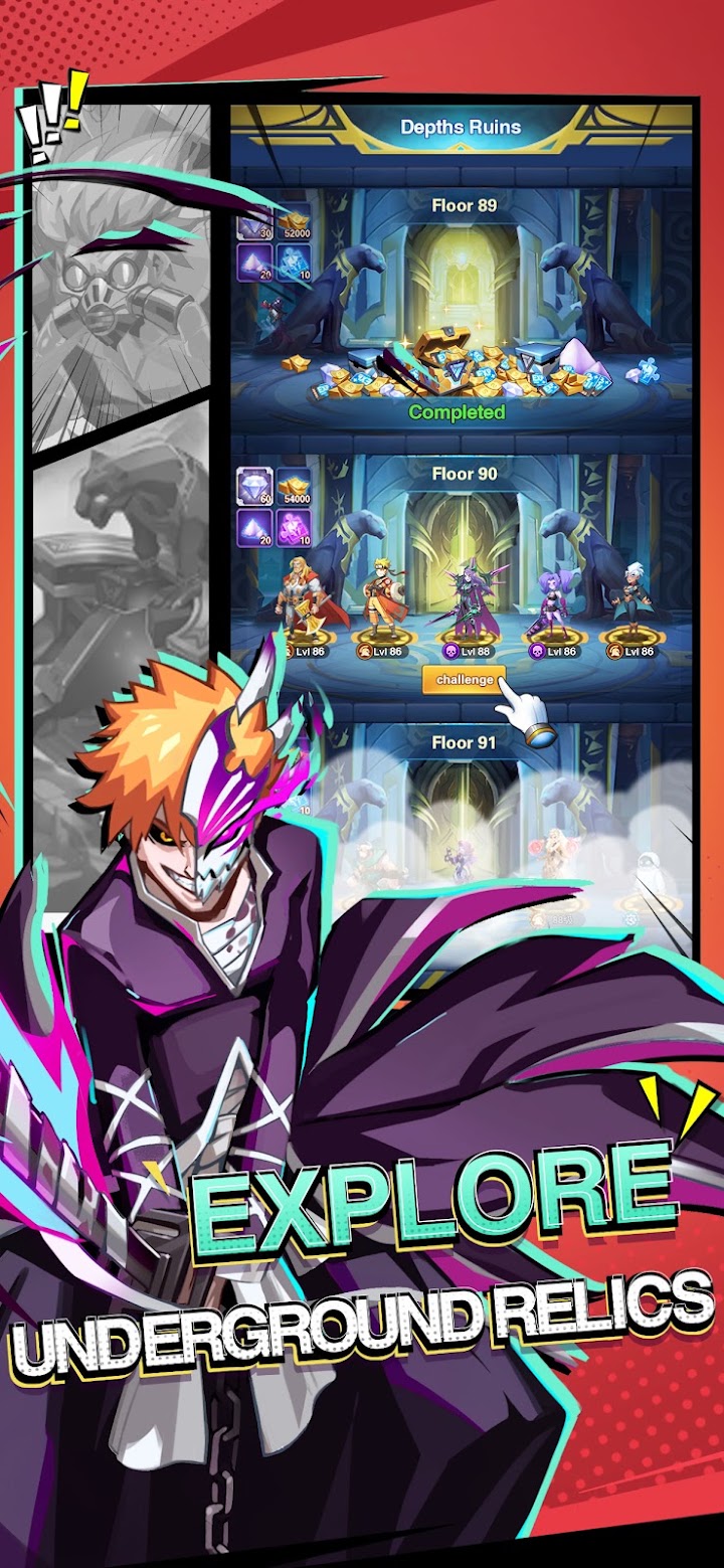 AFK Merge: Superhero RPG screenshot